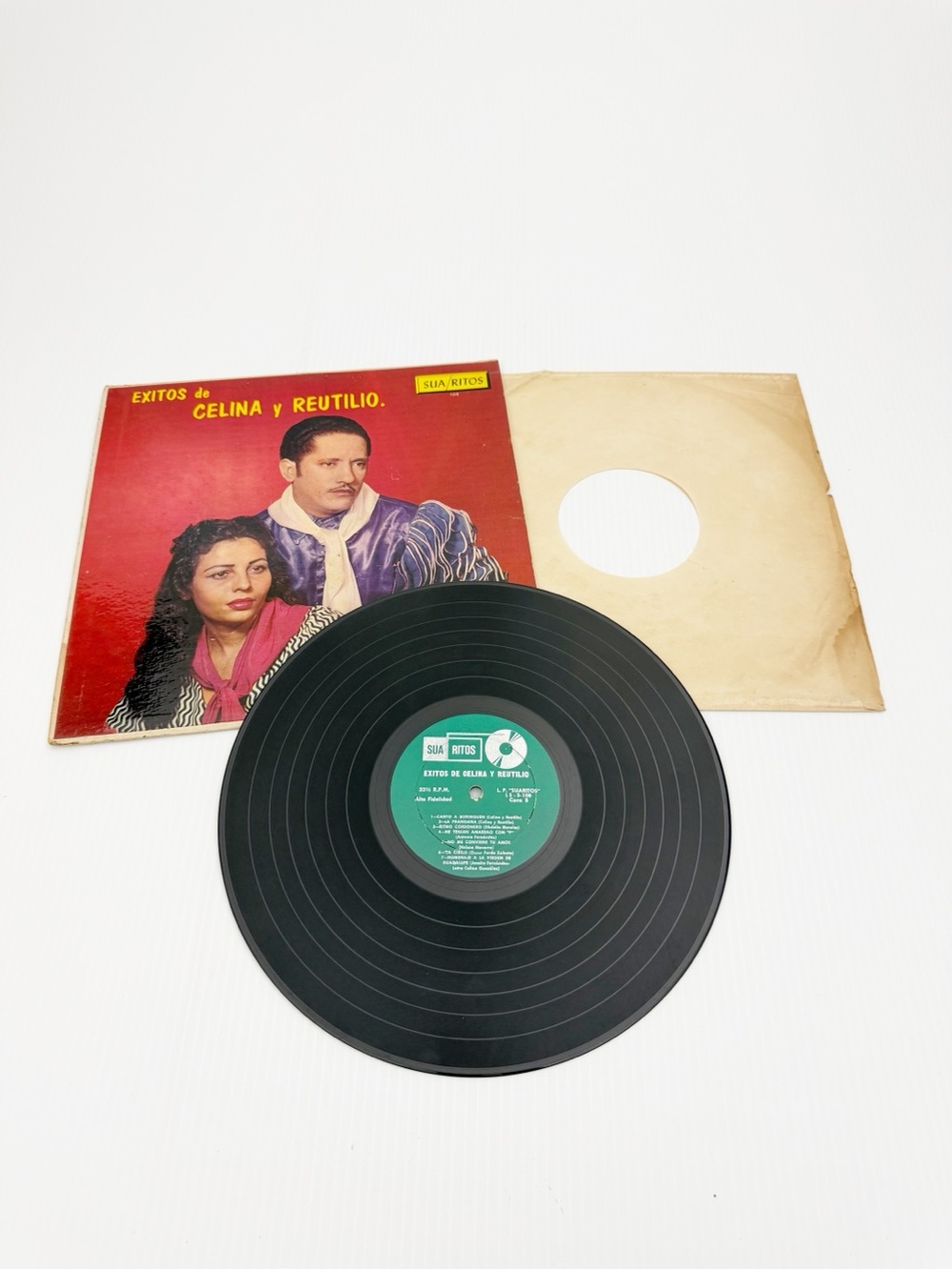 Vintage Suaritos Exitos De Celina Y Reutilio Vinyl Record LP